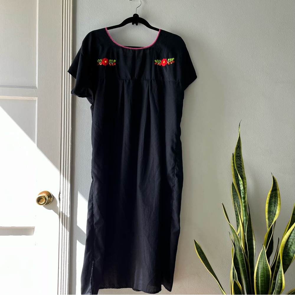 Authentic Casa Flores Dress• Hispanic Heritage•Sz l - Picture 7 of 13